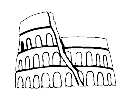 Ebs stereoscopic 3d documentary the ancient splendors of rome gears : Roman Amphitheatre Coloring Page Coloringcrew Com