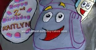 Cool Homemade Backpack And Map Birthday Cake Homemade Backpack Cool Birthday Cakes Birthday