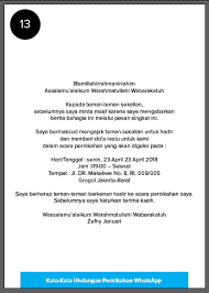 Undangan pernikahan online, undangan unik aqiqah, undangan pernikahan bentuk amplop surat, bikin undangan murah di depok, cetak undangan pernikahan di cilegon. Kata Kata Untuk Undangan Pernikahan Via Whatsapp
