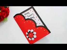 Happy Birthday Card For Teacher Handmade Teachers Day Special Greeting Card How To Make Card For Teachers Day School Craft Queen S Home Greeting Cards For Teachers Teachers Day Card Teacher Cards