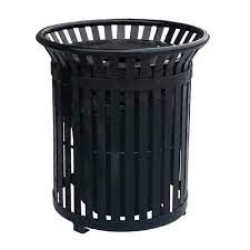 Check spelling or type a new query. Paris 34 Gal Black Steel Outdoor Trash Can With Steel Lid And Plastic Liner 461 304 0006 The Home Depot