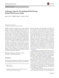 1,336 likes · 3 talking about this · 247 were here. Pdf Ashtanga Yoga For Psychological Well Being Initial Effectiveness Study