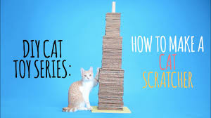 Click the video below and watch how it's made! Diy Cat Toys How To Make A Cat Scratcher Youtube
