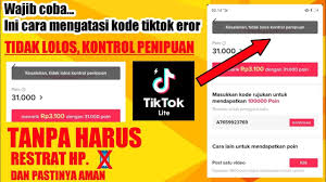 The description of tiktok lite app. Kesalahan Tidak Lolos Kontrol Penipuan Tiktok Lite Kenapa Sabilia Id