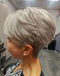 Choppy pixie bob with stacked nape one of the best pixie cuts for. Pixie Silver Ash Blonde Thick Hair Styles Short Hairstyles For Thick Hair Short Hair Styles