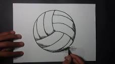 How to Draw a Volleyball - Step by Step Drawing Tutorial ...