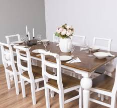 Kitchen island centerpiece, dining room table centerpiece, mantle decor, hydrangea floral arrangement, table centerpiece, tv console decor. Casa Padrino Country Style Dining Room Furniture Set Brown White 1 Dining Table 8 Dining Chairs Solid Wood Dining Room Furniture Country Style Furniture
