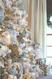 Modern Farmhouse Christmas Home Tour Elegant Christmas Trees Gold Christmas Tree White Christmas Decor