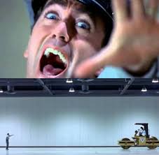 One of my favorite styles of acting in B-movies is pure, random,  unmotivated rage. In the right (or wrong) context in the scene, it's truly  hilarious. My two favorite examples of this