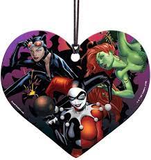 Amazon.com: Trend Setters Harley Quinn – Poison Ivy – Catwoman – DC Comics  Women – Heart Shaped Hanging Acrylic Print Accessory – Perfect for Gifting  or Collecting : Home & Kitchen