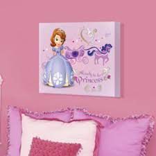 Disney Sofia The First Kids Bedroom Wall Art Girls Dream Bedroom Baby Girl Room