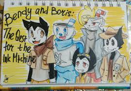 Bendy And Boris The Quest For The Ink Machine Bendy Ink Illness Fotografii Bendy And Boris The Quest For The Ink Machine 4 Alboma Bendy And The Ink Machine Ink Anime Version