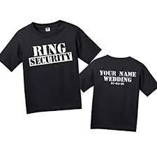 Ring Shirts Choosmeinstyle Ring Bearer Shirt Ring Security Ring Bearer Wedding
