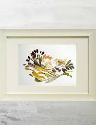 Pressed Flowers Framed Botanical Art Print Framed Art Dried Flowers Art Framed Wall Art Modern Wall Decor Herbarium Flower Art Mothers Day Framed Botanical Art Flower Art Botanical Art
