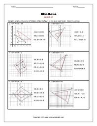 Displaying 8 worksheets for dilations and scale factors independent pracrice. Dilations Worksheets Teachers Pay Teachers
