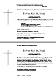April 2018 laut gerichtlicher todeserklärung vom 14. Traueranzeigen Von Erivan Karl M Haub Frankfurter Allgemeine Lebenswege