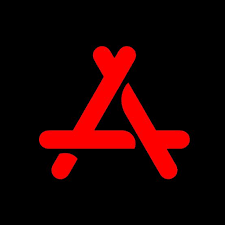 Red App Store App App Store Icon Black App Iphone Photo App