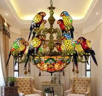 Amazon.com: errzom Tiffany Style - Candelabros estilo loro ...