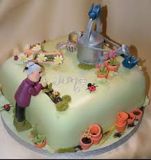 Gardening Birthday Cake Garden Birthday Cake Dad Birthday Cakes Garden Cakes