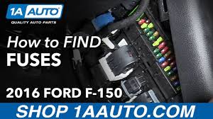 2005 ford f150 fuse box diagram relay, locations, descriptions, fuse type and size. How To Locate Fuse Boxes 15 19 Ford F 150 Youtube