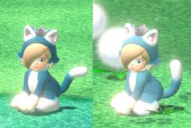 Blue and Teal Rosalina Cat [Super Mario 3D World + Bowser's Fury] [Mods]