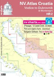 Nv Chart Atlas Hr2 Croatia Vodice To Dubrovnik And