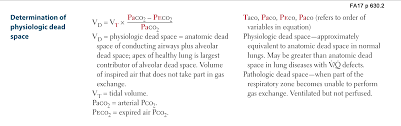 When physiological dead space (vd(p)) is calculated for a patient who has alveolar dead space, e.g., after pulmonary vascular occlusion, less than the full volume of attached mechanical dead space (vd(m)) appears in the measured dead space (vd(n)). Respiratory Physiology Determination Of Physiologic Vd Flashcards Memorang