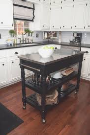 mobile kitchen island with seating