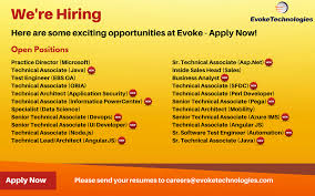 Software Jobs In India Evoke Technologies Business Analyst Job Opening Job