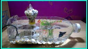 Diy Aquarium Fish Tower Of Plastic Bottle Art Har Channel Youtube Plastic Bottle Art Diy Aquarium Bottle Art