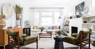 Living rooms without coffee tables How To Design The Perfect Living Room Curbed