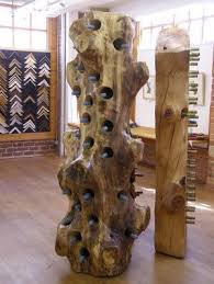 Natural Wood Wine Rack Bar Artes