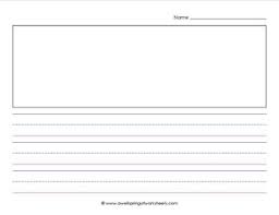 Download my free butterfly files (design #139) from my free resource library (you can get a password for it by signing up at the bottom of this page). Primary Lined Landscape Paper With Picture Box