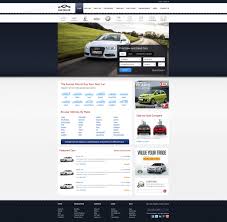 Homepage Mockup For A Car Dealer Company Car Dealer New And Used Cars Portfolio Design