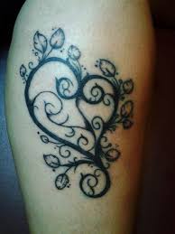 See more ideas about heart tattoo, tattoos, vine tattoos. Heart Foliage Tattoo By Mgtattoo On Deviantart Tattoos Heart Key Tattoo Vine Tattoos