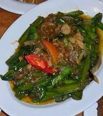 Fried Yellow Velvetleaf Recipe Indonesian Recipes Recipes Cooking Cooking Recipes