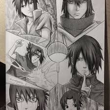 Finally I M Done With This One It Took Me Awhile But Here It Is Sasuke Uchiha S Evolution Collage Which F Naruto Sketch Naruto Drawings Naruto Sasuke Sakura