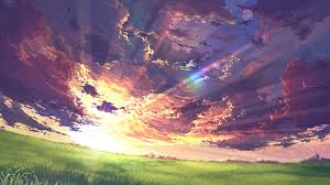 Vibrant Dawn 1920 X 1080 R Wallpapers Cenario Anime Wallpaper Paisagem Paisagem Desenho