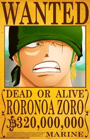 Maybe you would like to learn more about one of these? Roronoa Zoro Wanted Poster By Larryficarts On Deviantart Roronoa Zoro One Piece Crew One Piece Drawing