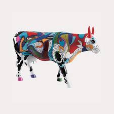 Ziv S Udderly Cool Cow With Images Cow Parade Cow Art Cow
