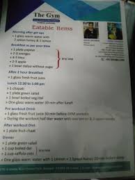 what is event prepare a diet chart provide balanced diet to