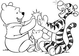 (4, winnie the pooh and friends) 4.3 out of 5 stars. Pooh Bear And Friends Coloring Pages Eeyore With Winnie The Pooh Coloring Home