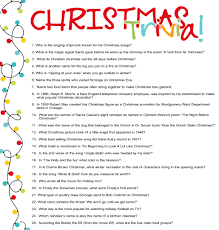 By car by train by plane by bicycle 5. 6 Best Printable Christmas Trivia Questions Printablee Com