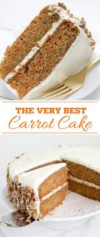 The Very Best Recipe For Classic Carrot Cake Without Nuts Or Raisins On The Inside Layered And Topped With Cr Best Carrot Cake Cake Recipes Carrot Cake Recipe