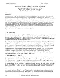 Bitcoin remittance (rebittance) is a term that is being increasingly used to distinguish bitcoin remittance from traditional remittance. Pdf The Bitcoin Mirage An Oasis Of Financial Remittance