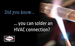 did you know that you can solder an hvac connection the