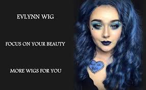 Amazon.com : Glueless Blue 13x4 HD Body Wave Lace Front Baby Hair Colored  Wigs Pre Plucked Natural Hairline Dark Blue Loose Wave Frontal Heat  Resistant Synthetic 26 inch Wig for Women for