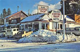 Maybe you would like to learn more about one of these? Big Bear Lake Ca Hall S Cafe Drive In Restaurant Old Cars Postcard United States Roadside America Restaurants Diners Postcard Hippostcard
