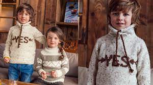 Synonymes de fillette en 14 lettres : Le Pull Col Montant Brode Pour Enfant Femme Actuelle Le Mag