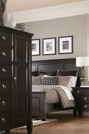 Greensburg Queen Panel Bed Dark Bedroom Furniture